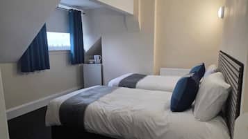 Iron/ironing board (on request), WiFi (free), bed sheets
