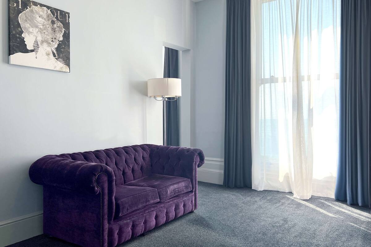 junior suite | premium bedding, in-room safe, desk, iron/ironing board