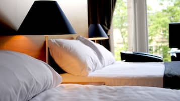 Desk, iron/ironing board, free cribs/infant beds, rollaway beds