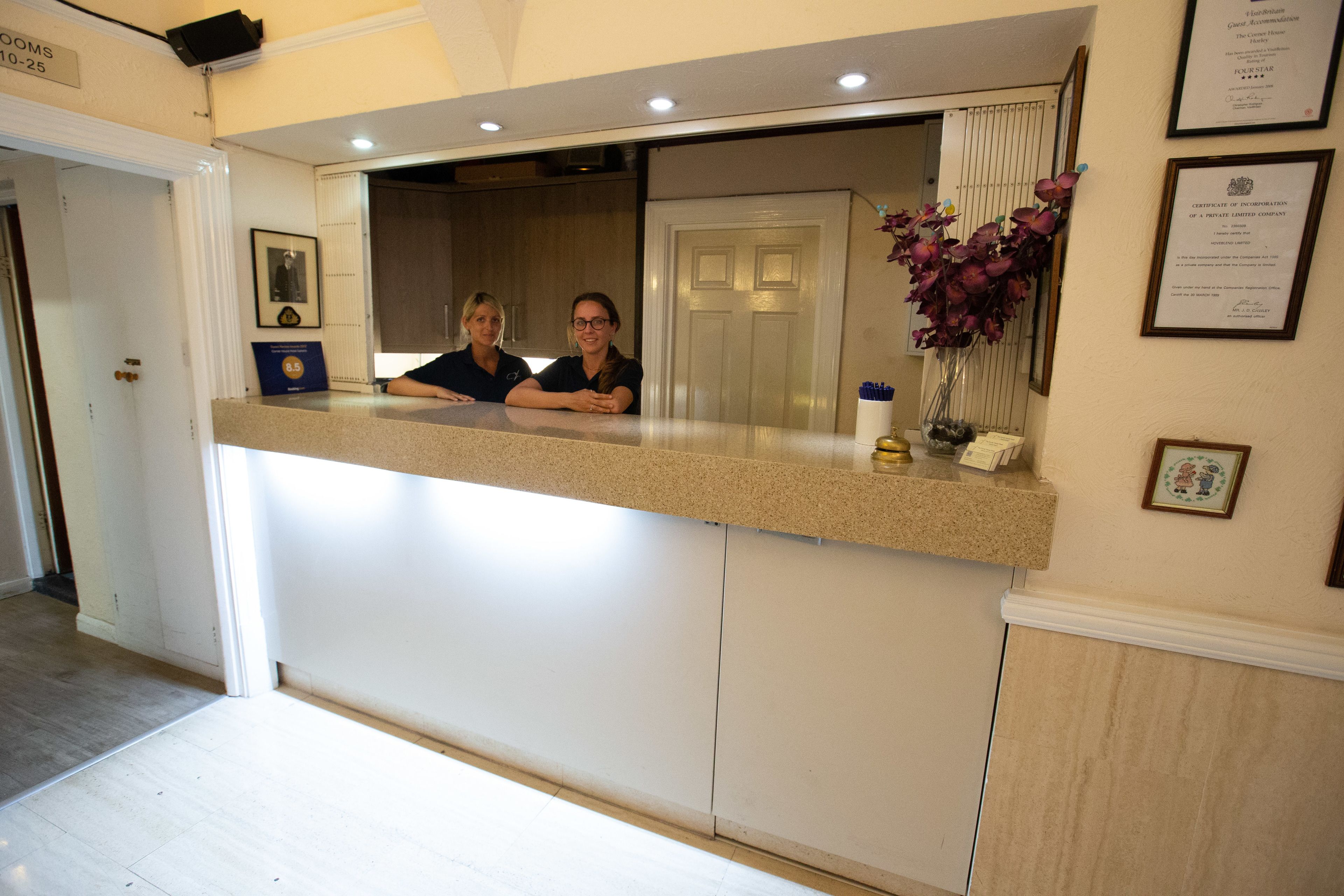 check-in/check-out kiosk