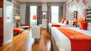 Standard Room, Multiple Beds | Egyptian cotton sheets, premium bedding, in-room safe, desk