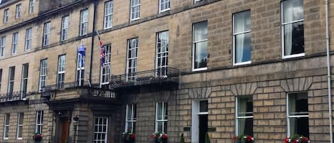 Voorkant van accommodatie