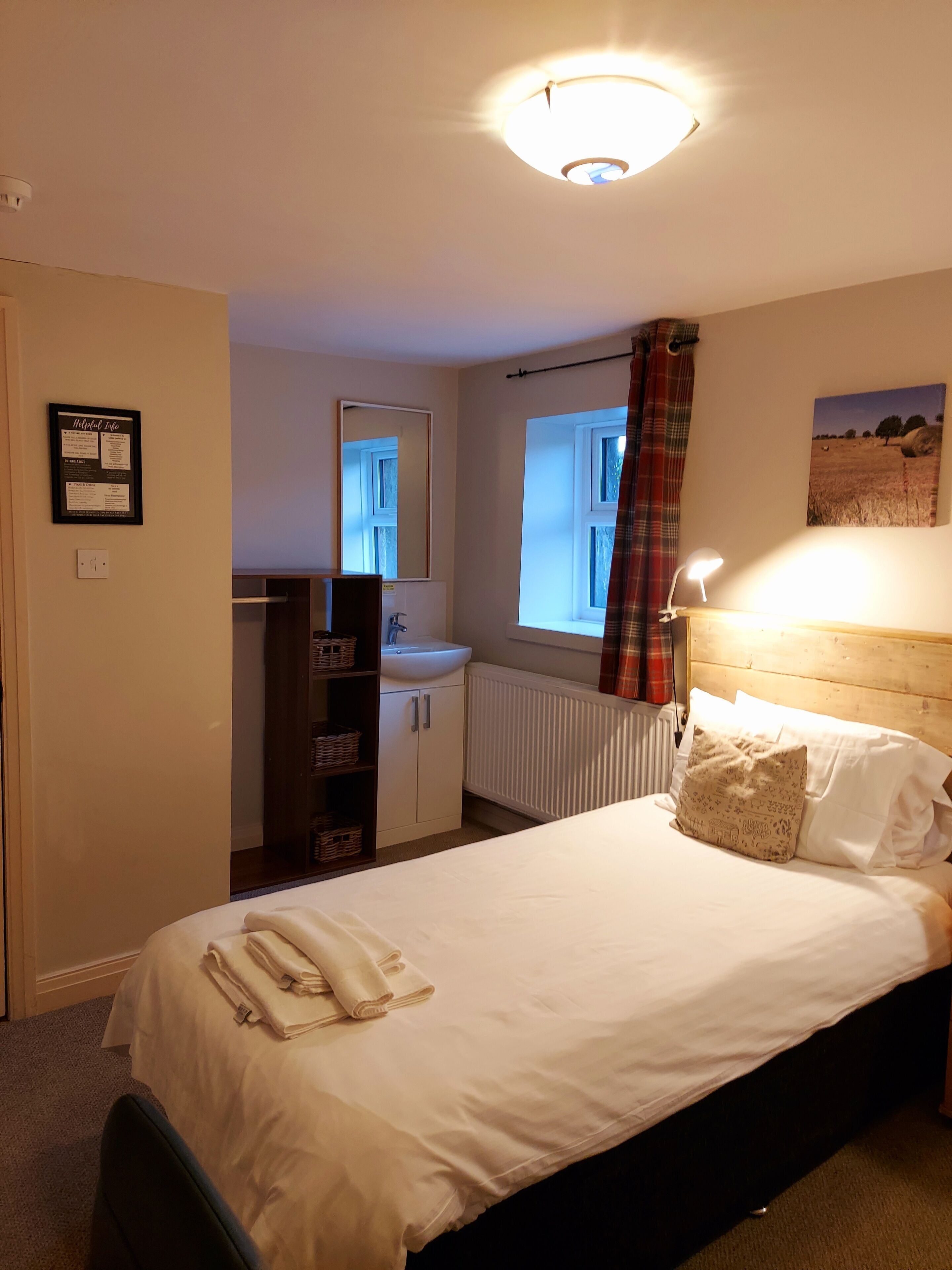 Premium bedding, down duvets, individually decorated