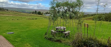Deluxe-Ferienhütte | Terrasse/Patio
