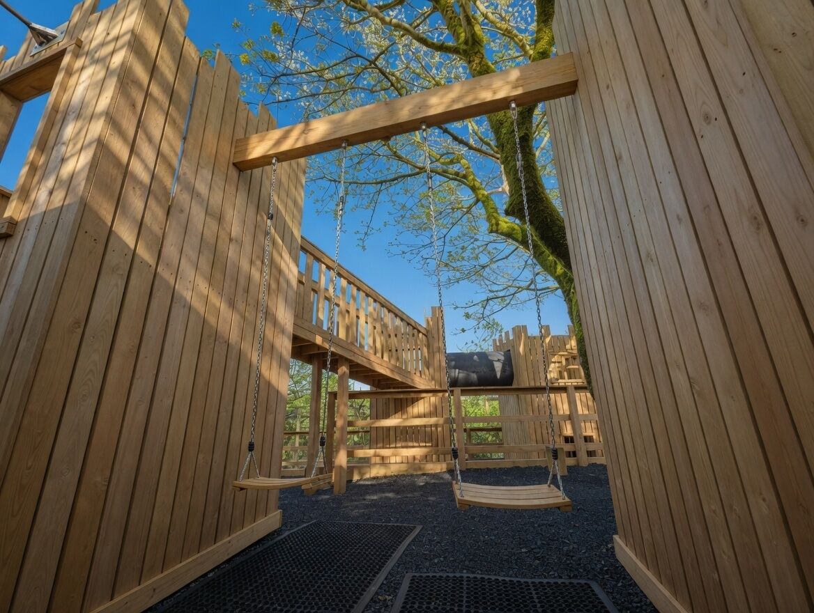Zona de juegos infantil al aire libre