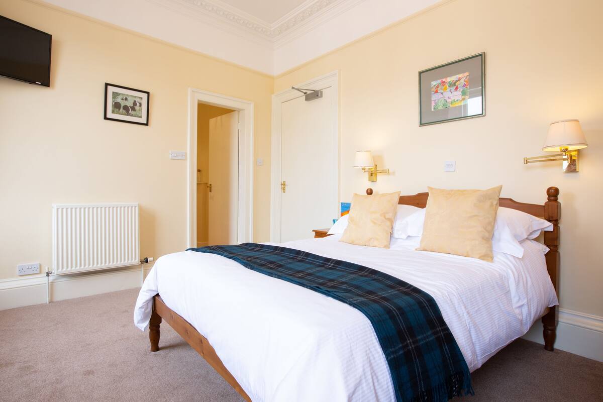 family room | egyptian cotton sheets, premium bedding, free wifi