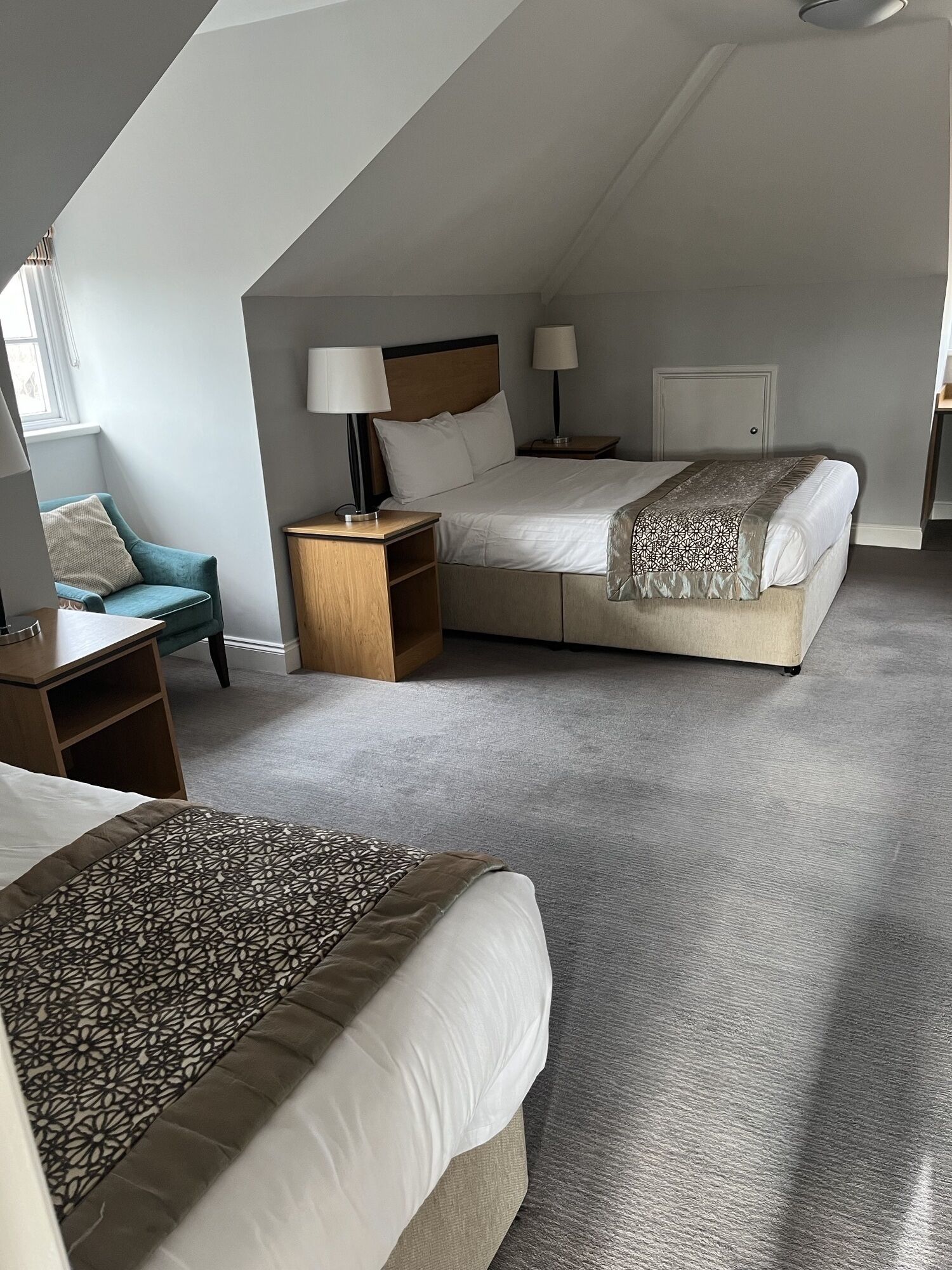 family room | 1 bedroom, premium bedding, in-room safe, blackout curtains