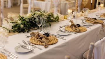 Indoor wedding
