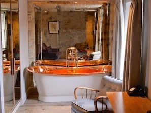Double Room, River View (large) | Minibar, in-room safe, desk, iron/ironing board