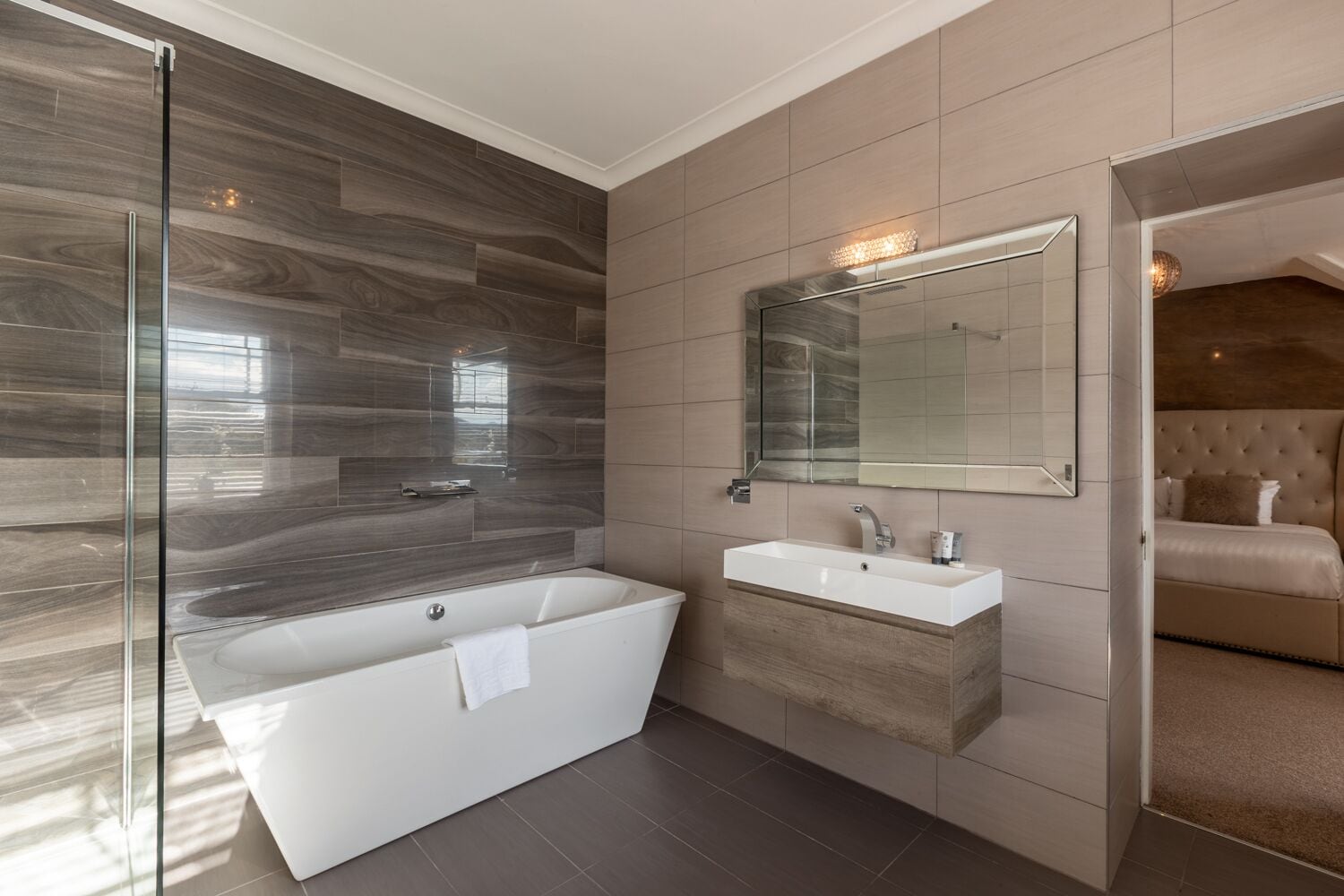 superior room | bathroom | shower, free toiletries, hair dryer, bathrobes