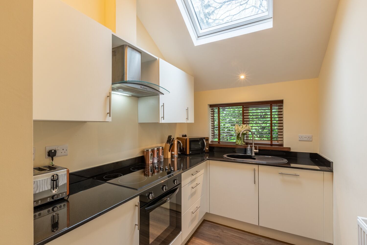 two bedroom first floor apartment on two levels | private kitchen | coffee/tea maker, electric kettle