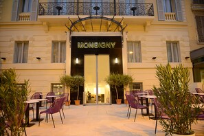 Front of property - evening/night
