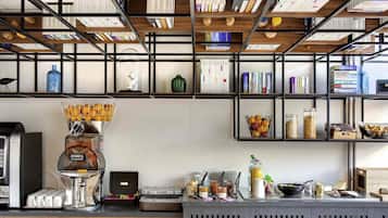 Buffet breakfast on weekends (EUR 13 per person)