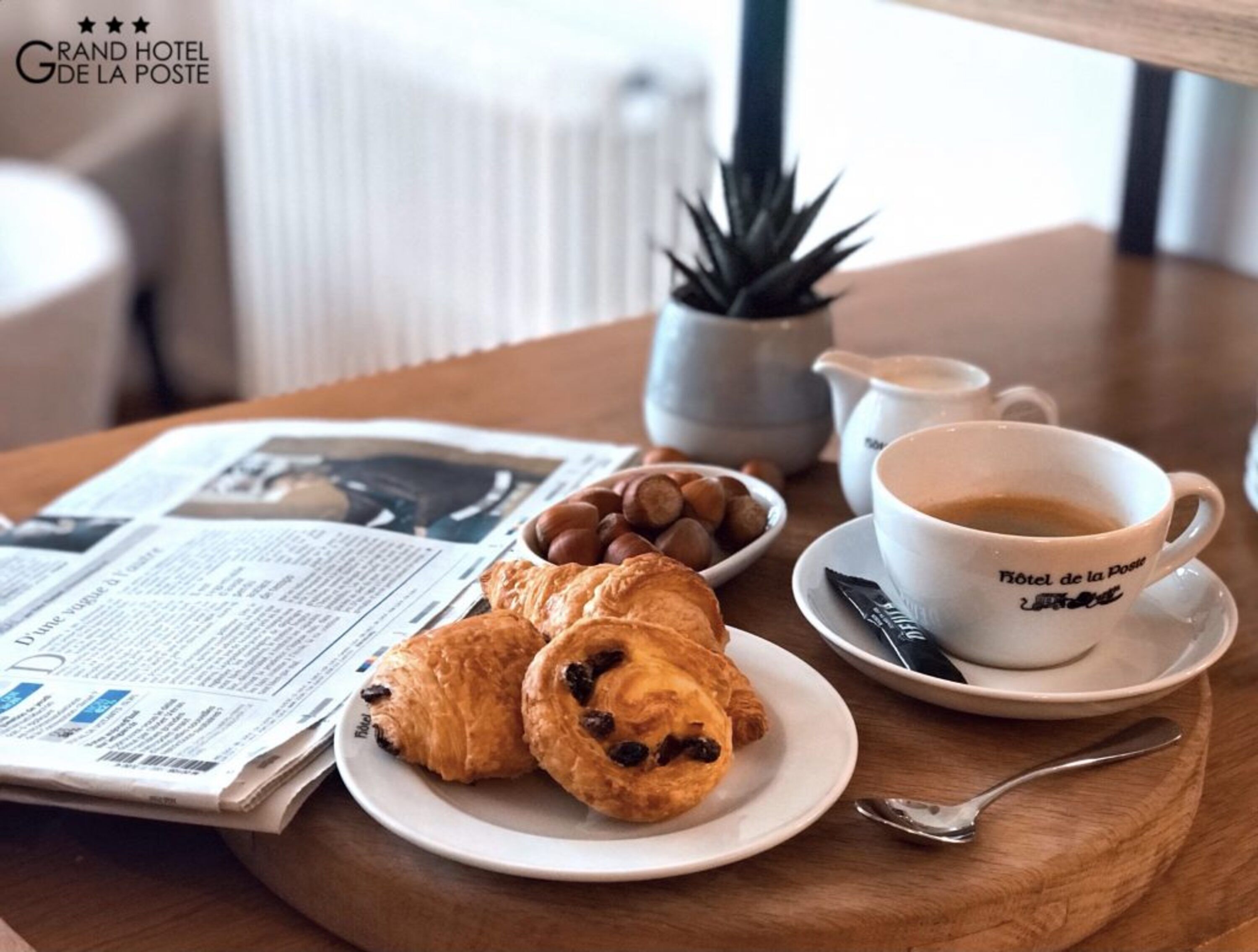 daily buffet breakfast (eur 14.50 per person)