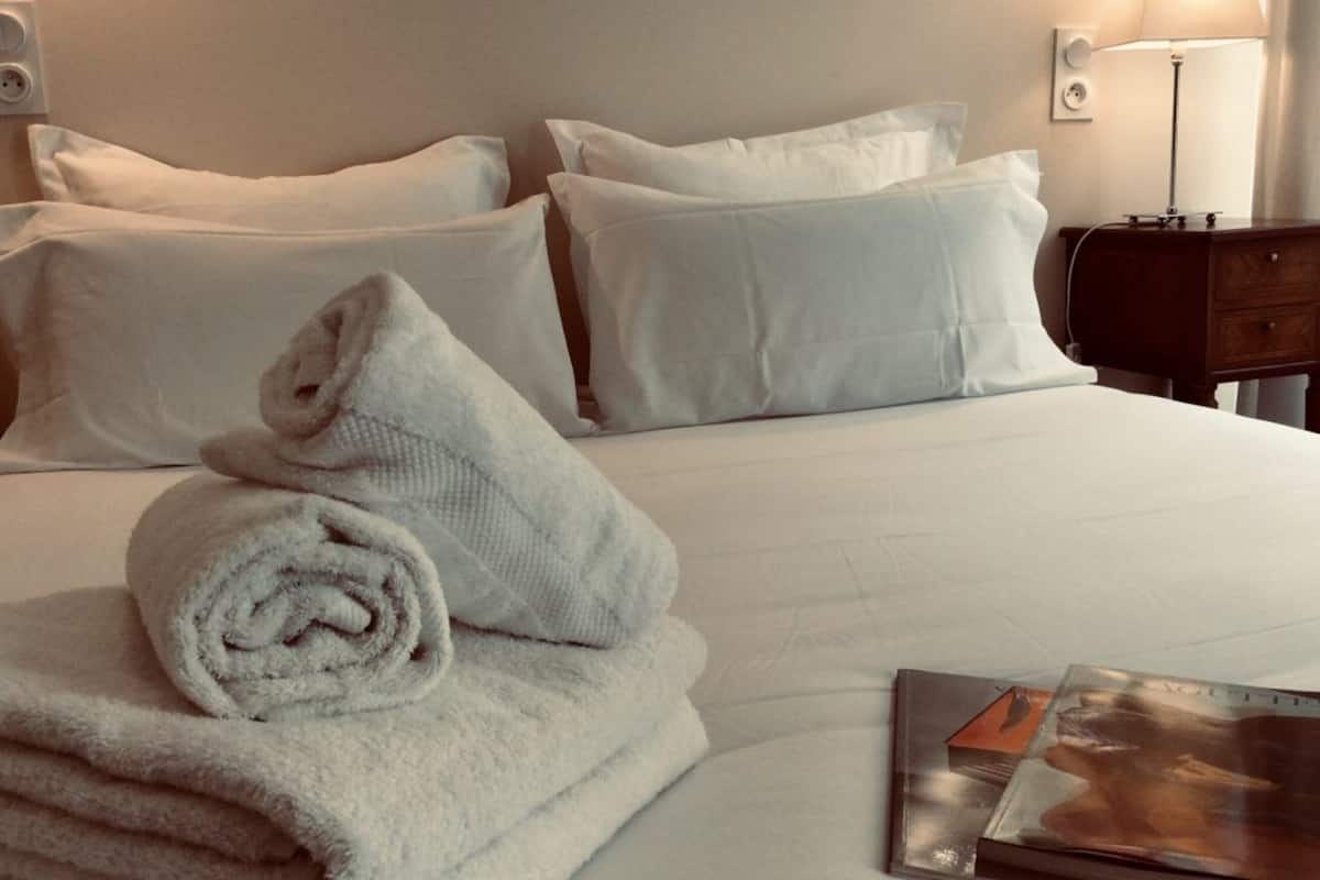 premium bedding, in-room safe, desk, iron/ironing board