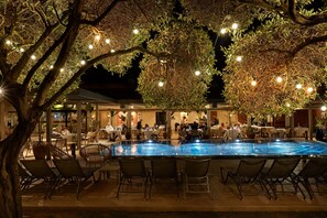 Breakfast, lunch, dinner served; Regional cuisine, pool views 