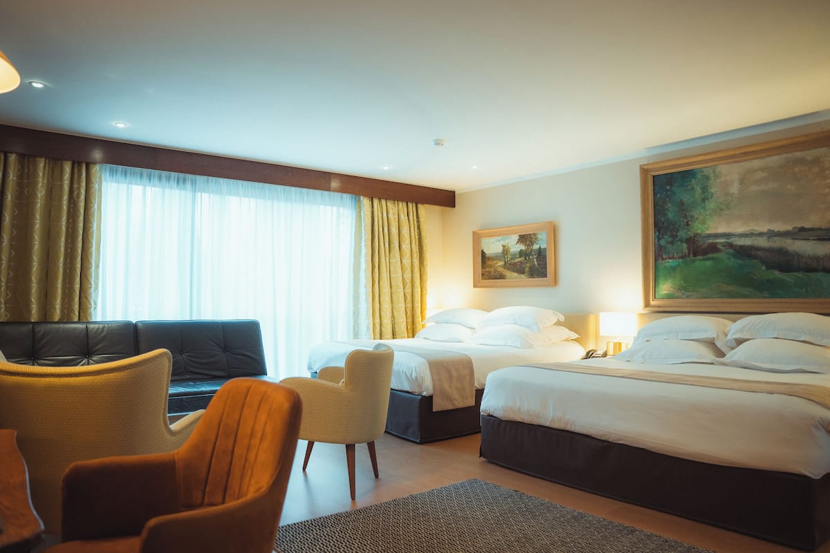 Family Quadruple Room | Egyptian cotton sheets, premium bedding, pillow-top beds, minibar