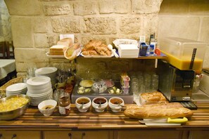 Daily buffet breakfast (EUR 12 per person)