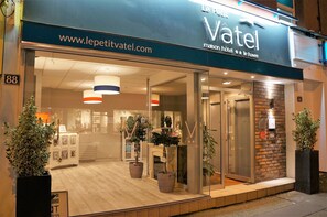 Front of property – evening/night