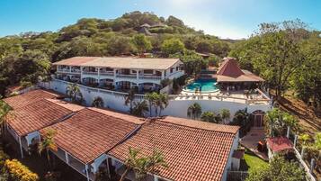 Blick von der Unterkunft