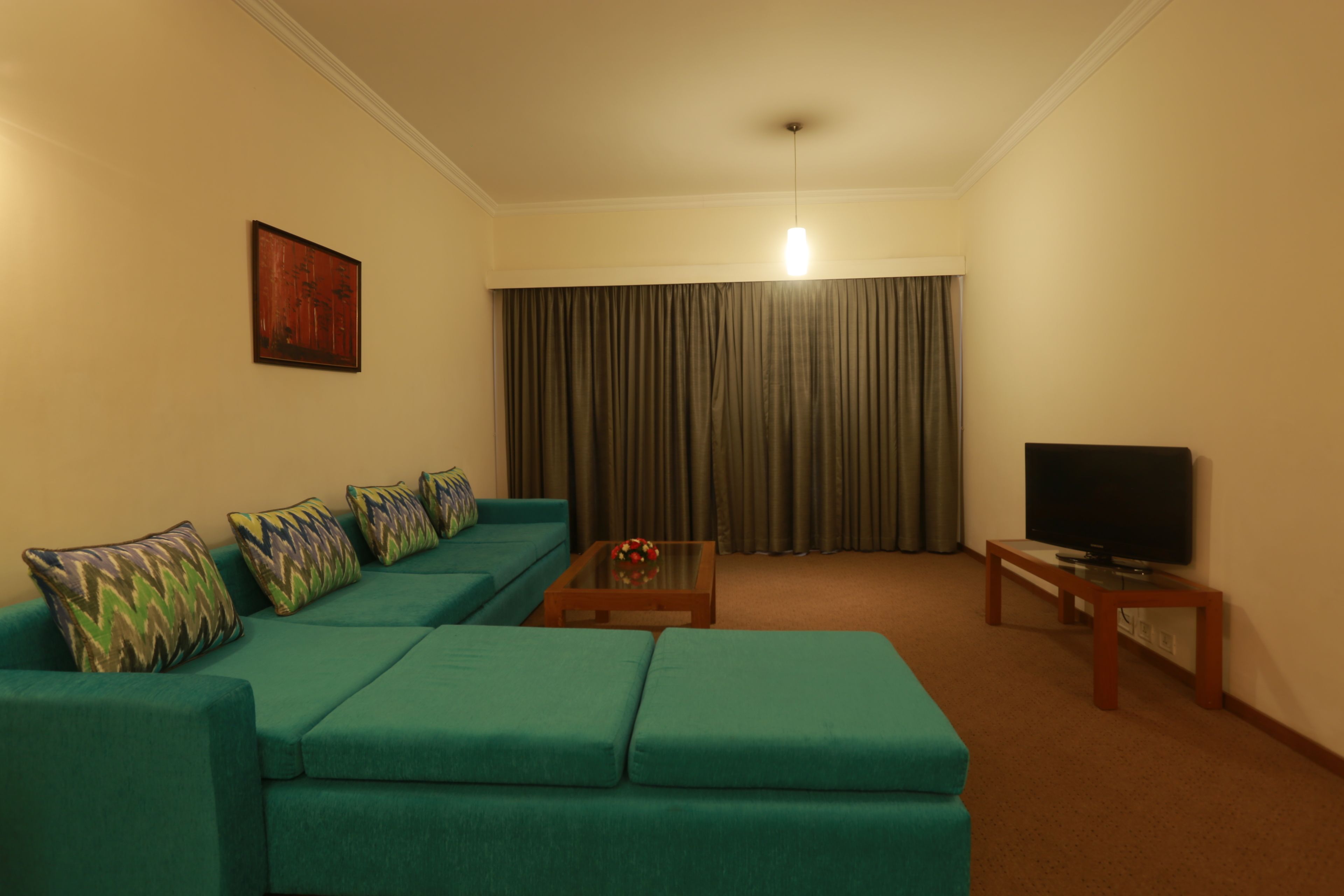 suite | living area | 32-inch led tv with digital channels