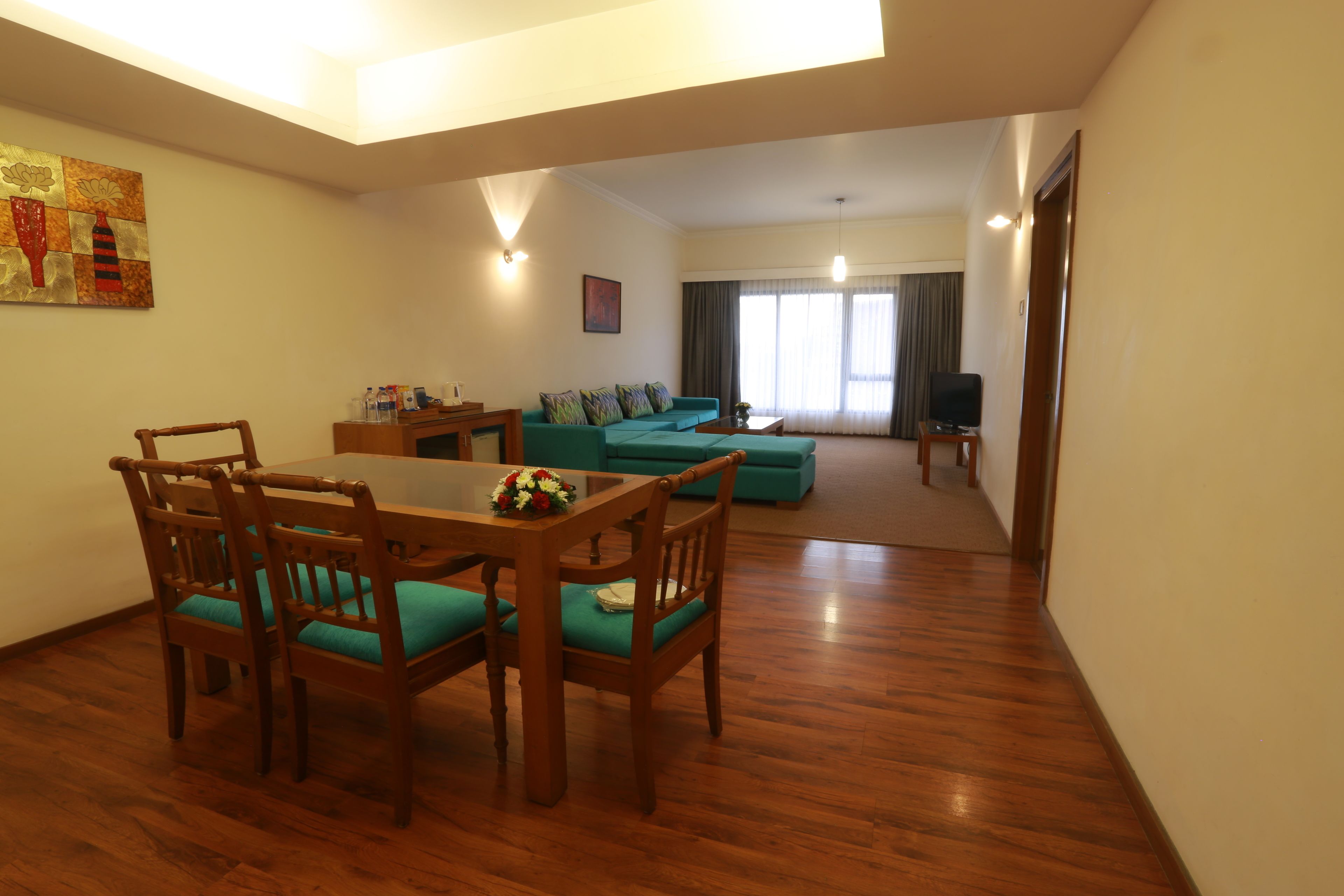 suite | living area | 32-inch led tv with digital channels