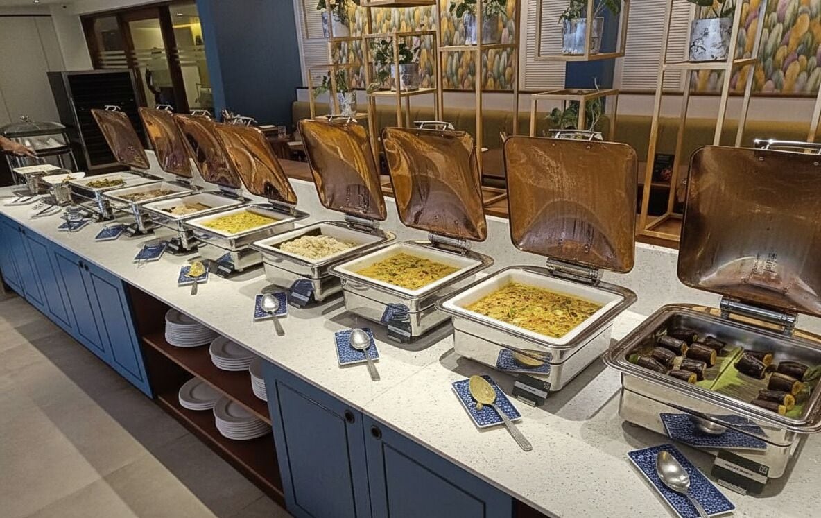 Gratis frukostbuffé varje dag 