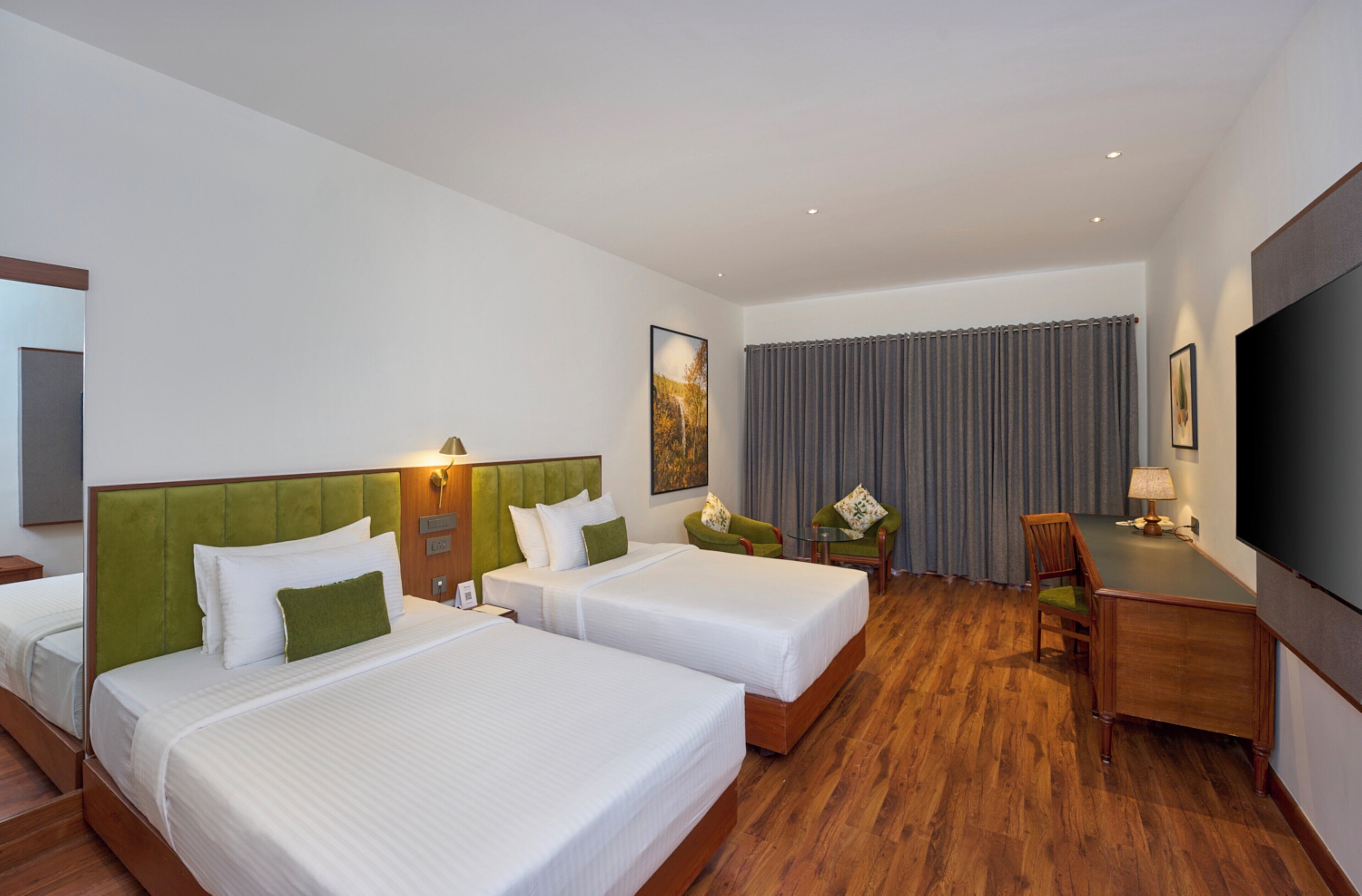 Deluxe-rum | Sängtillbehör av högsta kvalitet och minibar