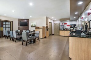 Free daily buffet breakfast 
