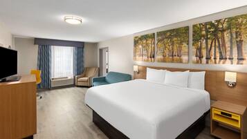 Desk, iron/ironing board, free cots/infant beds, free WiFi