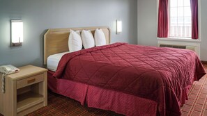 Standard Room, 1 King Bed, Non Smoking | Desk, iron/ironing board, free WiFi, bed sheets - Rodeway Inn Beebe (Beebe)