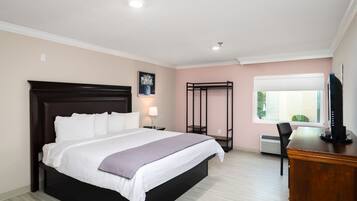 Chambre, 1 très grand lit, accessible aux personnes à mobilité réduite