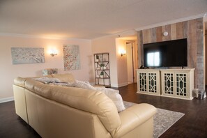 Premium bedding, desk, blackout drapes, iron/ironing board