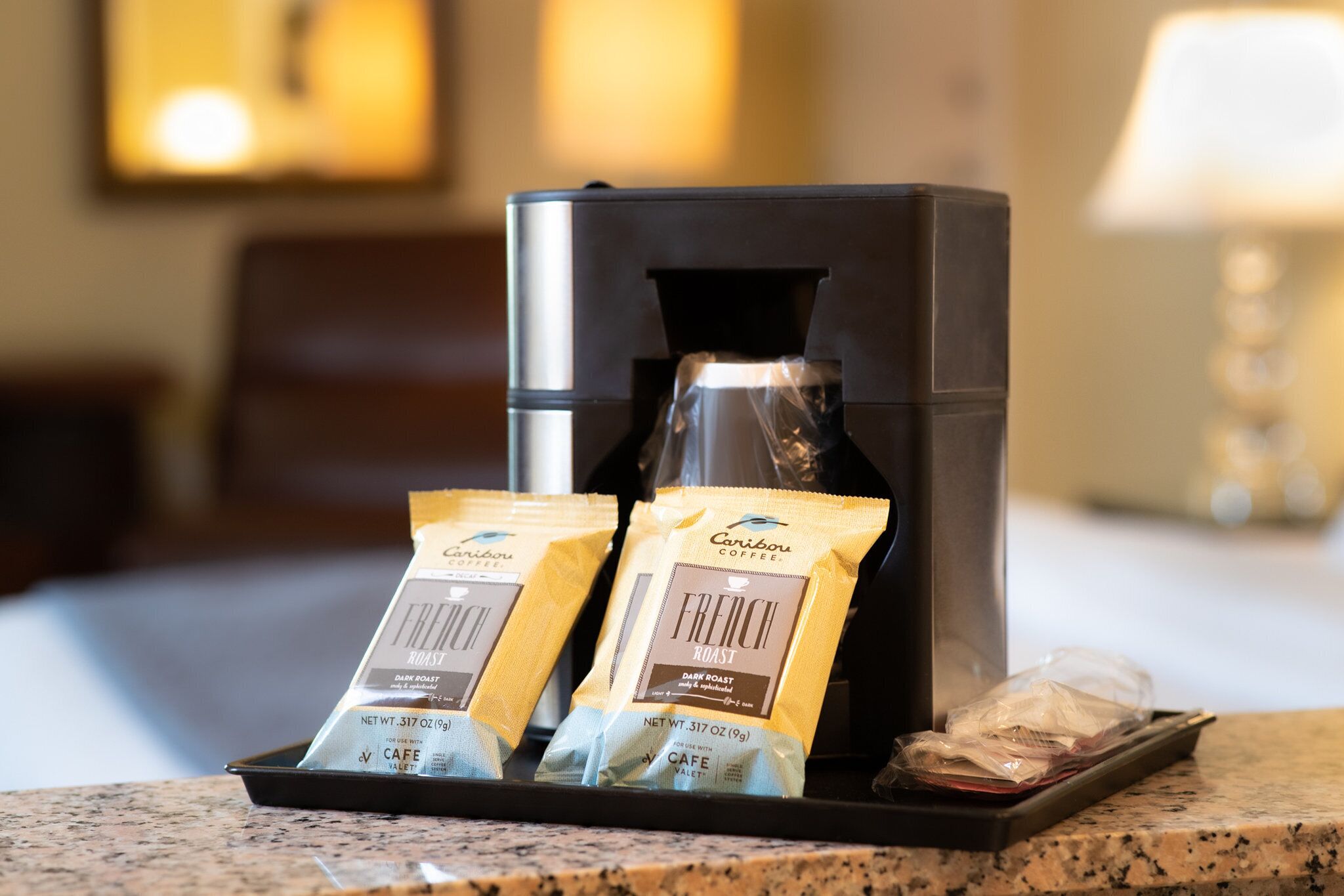 premium bedding, desk, blackout curtains, iron/ironing board