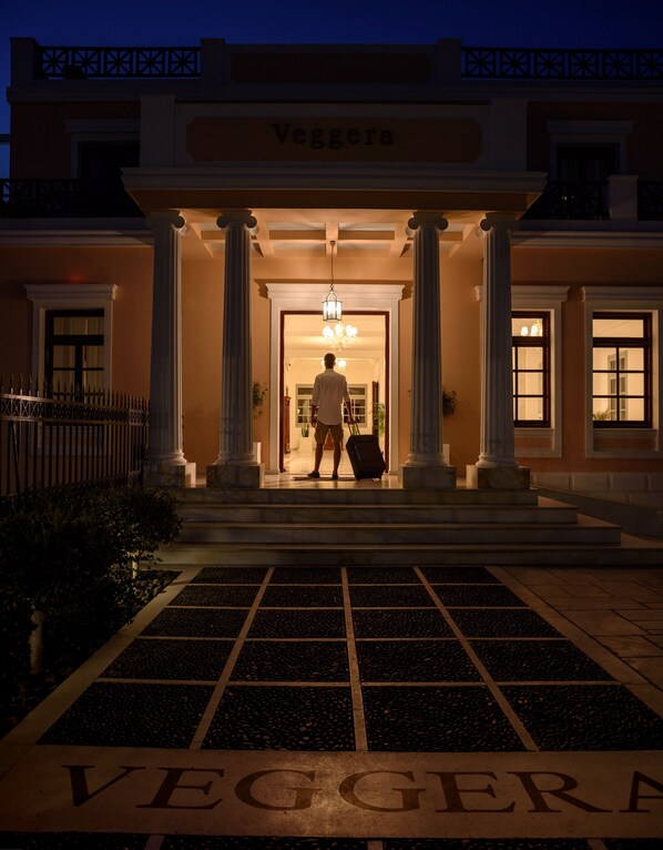 Front of property - evening/night
