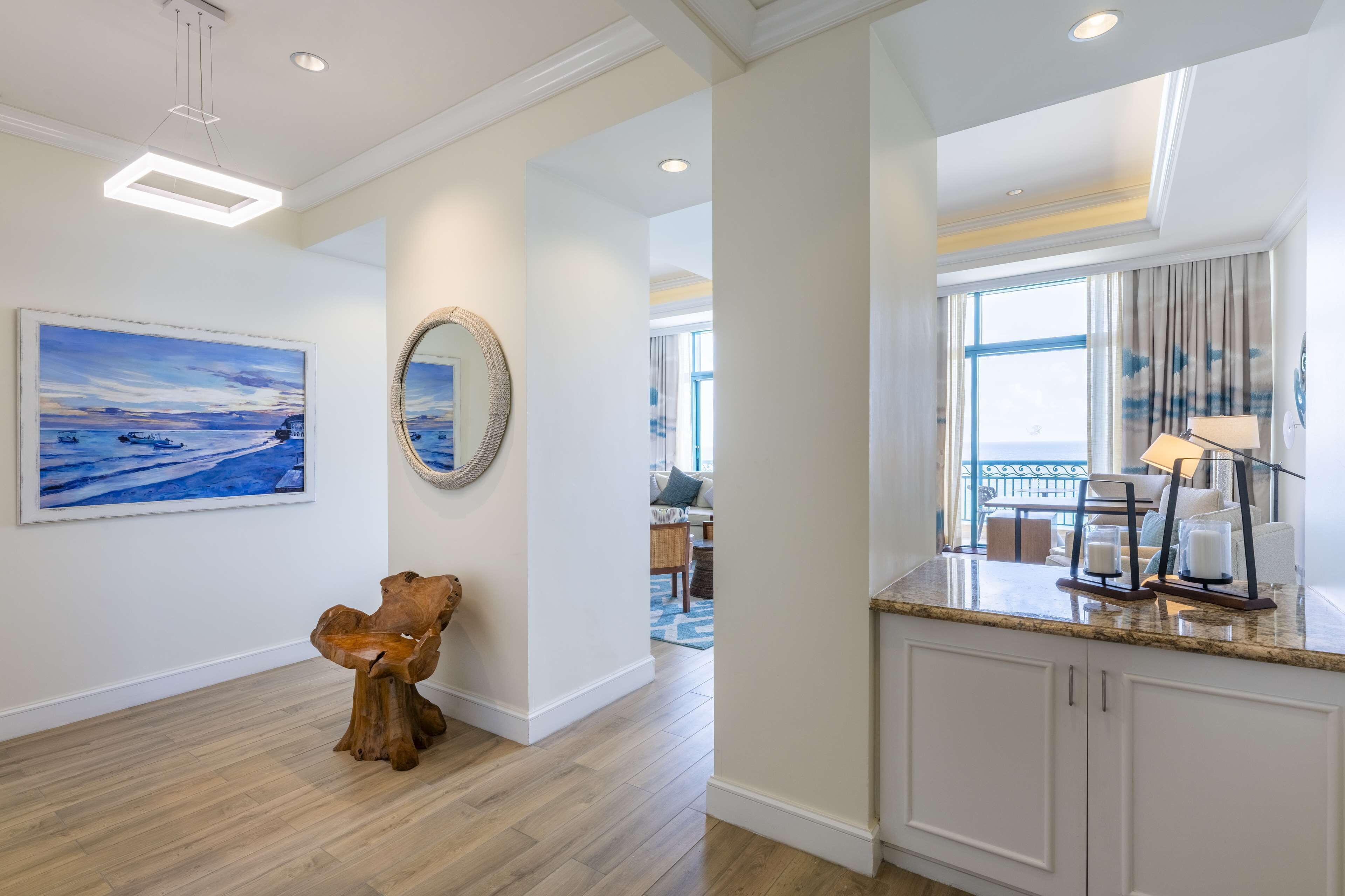 premium suite, 1 king bed (premium ocean prime minisuiter suite) | living area