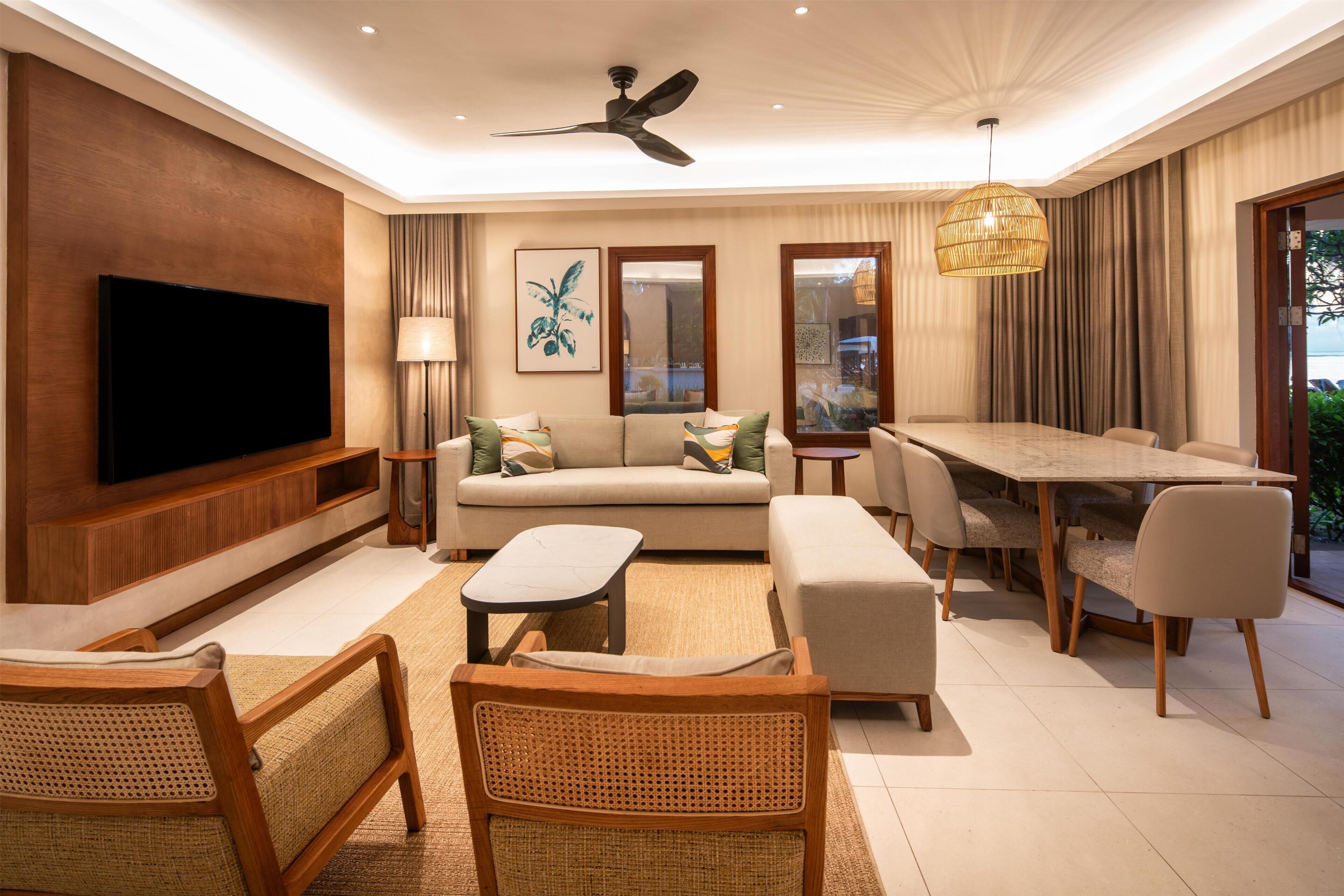 42-inch TV with satellite channels