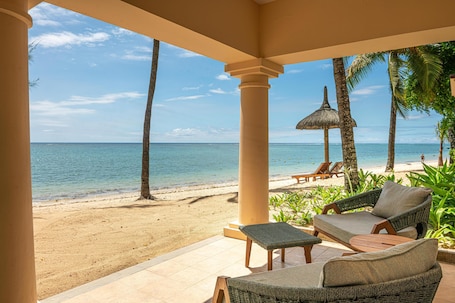 Vista desde la habitación. Hilton Mauritius Resort & Spa