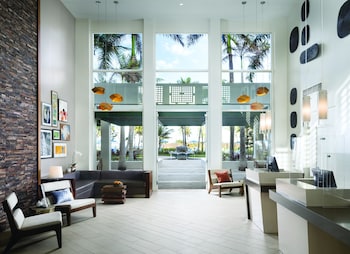 Sitting area in hotel lobby at Hyatt Vacation Club at Hacienda del Mar, Dorado