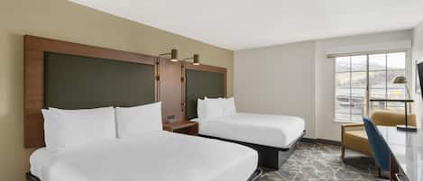 Standard Room, 2 Queen Beds, Non Smoking, Refrigerator & Microwave | Premium bedding, pillowtop beds, in-room safe, desk