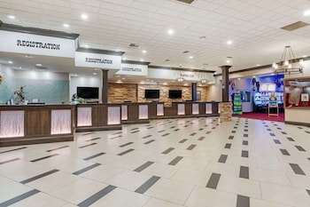Hotel entrance and lobby at Best Western Plus Boomtown Casino Hotel