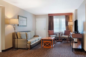Suite, 2 Queen Beds, Non Smoking, Balcony | Premium bedding, pillowtop beds, in-room safe, desk at Best Western Plus Boomtown Casino Hotel