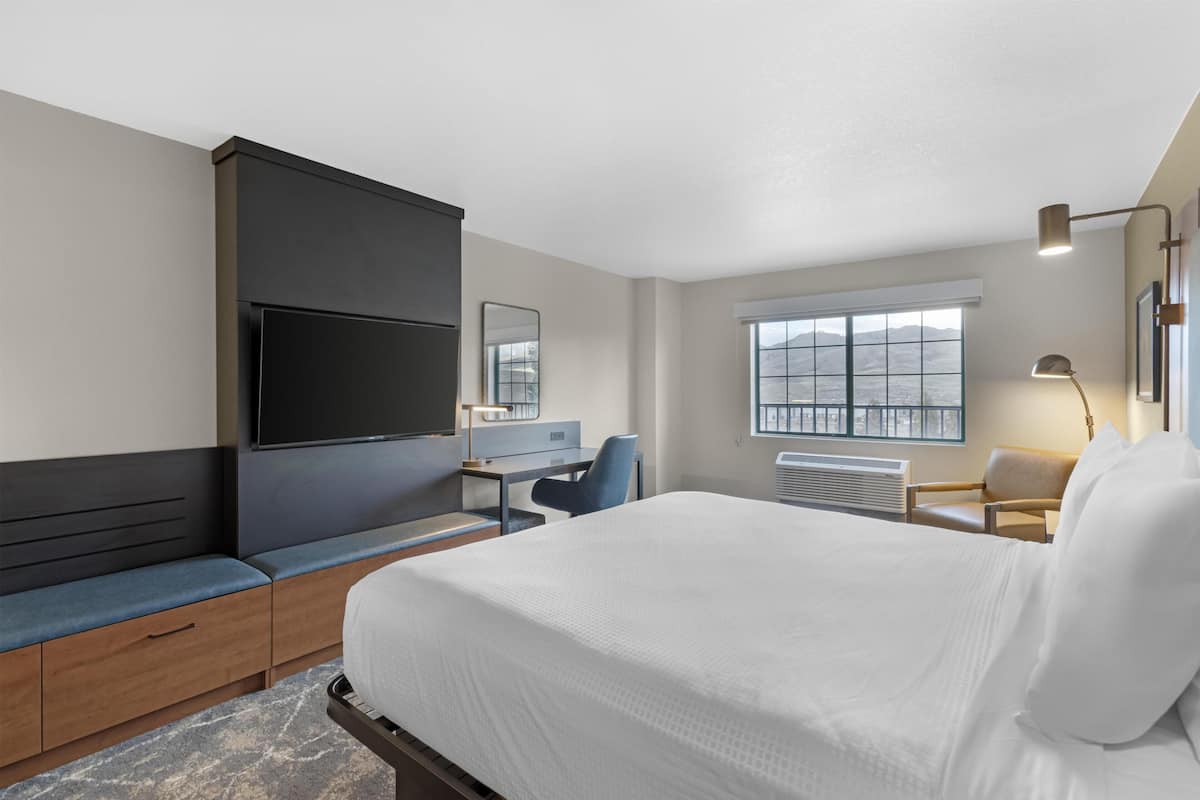 Standard Room, 1 King Bed, Refrigerator, Mountain View | Premium bedding, pillowtop beds, in-room safe, desk