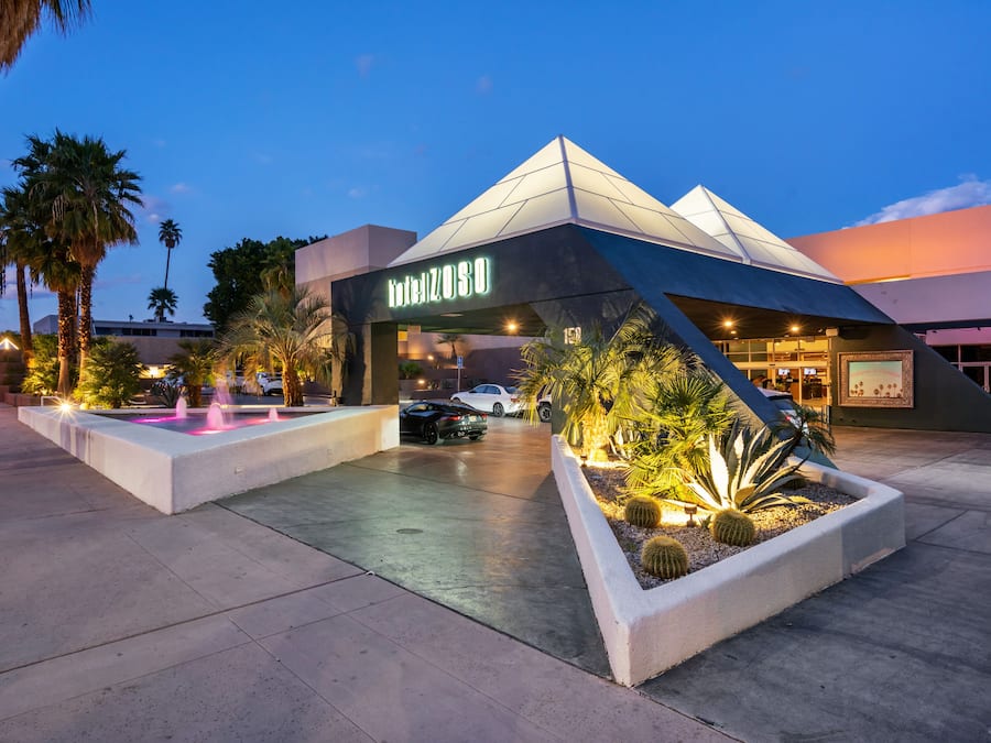 Front of property – evening/night