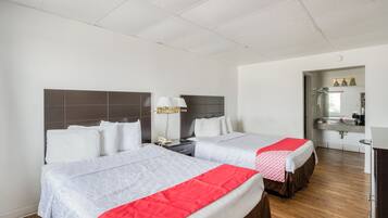 Room, 2 Queen Beds | 1 bedroom, in-room safe, iron/ironing board, free WiFi