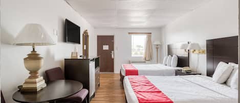 Room, 2 Queen Beds | 1 bedroom, in-room safe, iron/ironing board, free WiFi