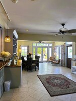 Sala de estar en el lobby