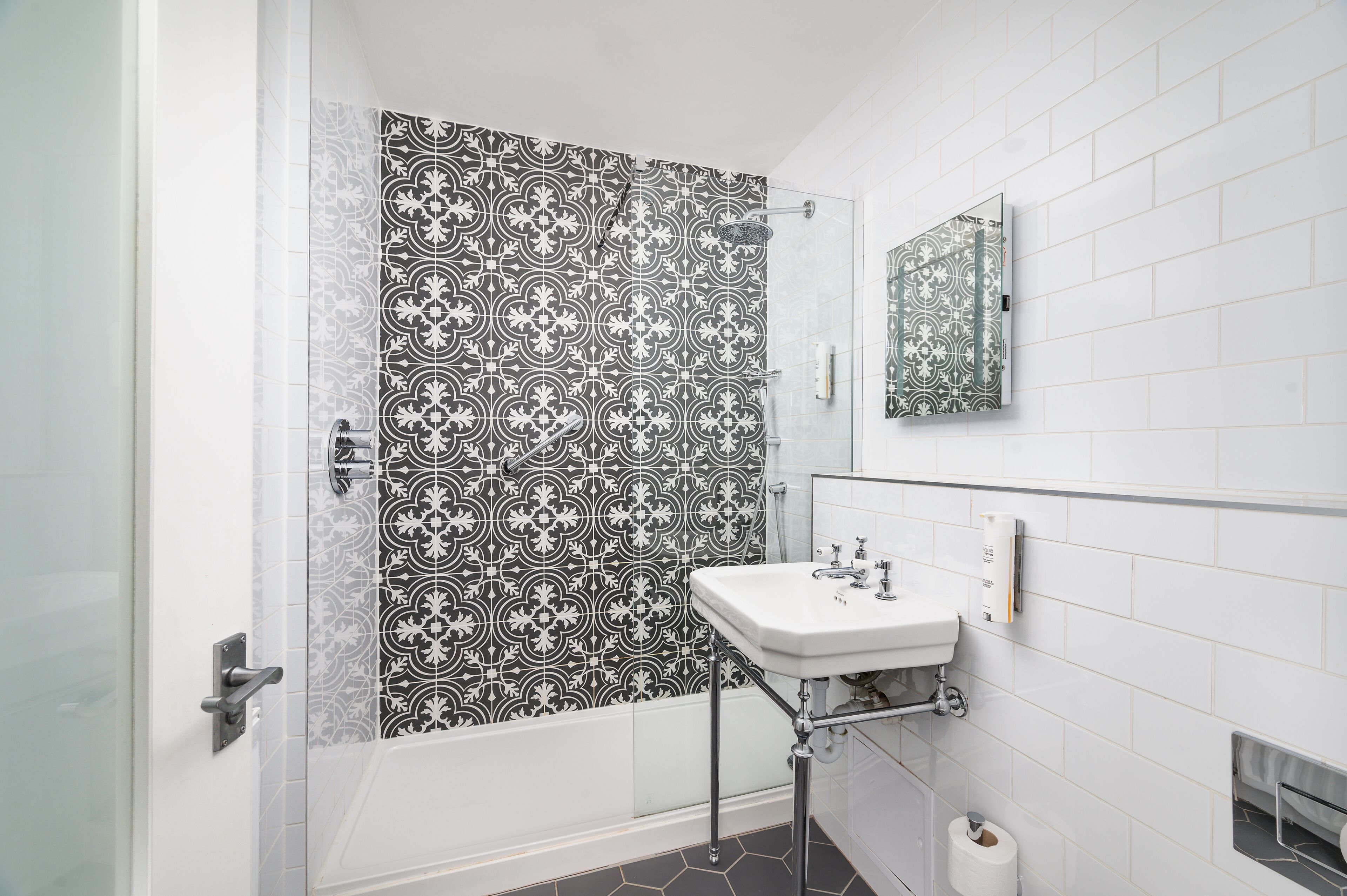 free toiletries, hair dryer, towels