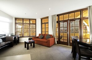 Two Bedroom Apartment - Balcony, 2 Bathrooms | Living area