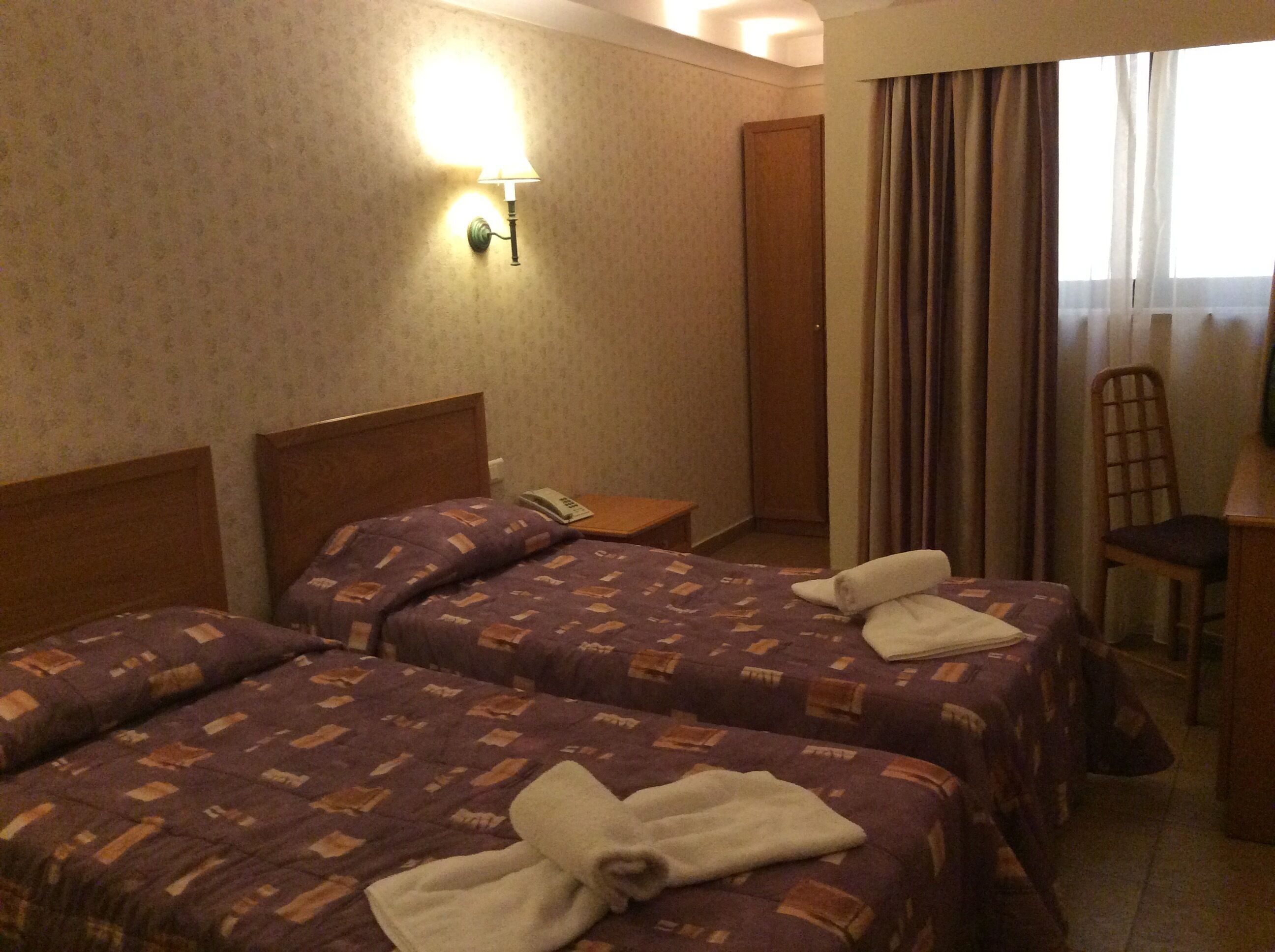 Minibar, desk, blackout drapes, free WiFi